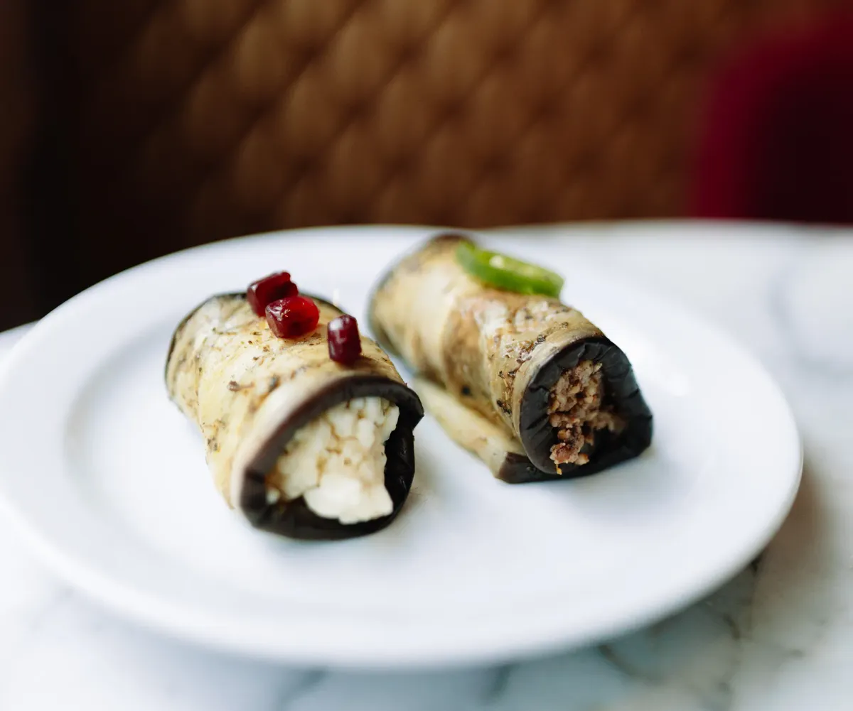 Badrijani (Aubergine Rolls)